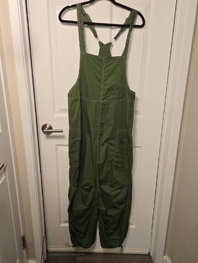 Army green overalls